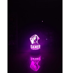 Gaming Dekorativna Lampa Gamer Forever JQ-AL088