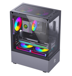Gaming Kućište CS054 + 3 X LED FAN INCLUDED