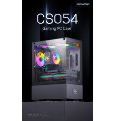Gaming Kućište CS054 + 3 X LED FAN INCLUDED