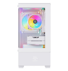Gaming Kućište CS085 White + 3 X LED FAN INCLUDED