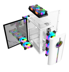 Gaming Kućište CS029 White RGB FRONT PANEL