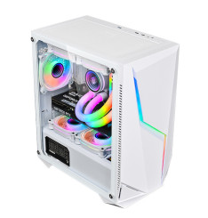 Gaming Kućište CS076 White RGB FRONT PANEL