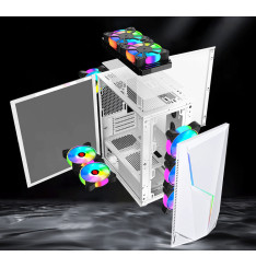 Gaming Kućište CS076 White RGB FRONT PANEL