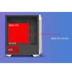 Gaming Kućište CS076 White RGB FRONT PANEL