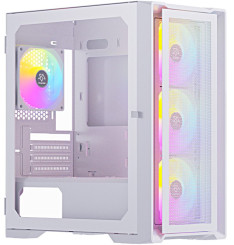 Gaming Kućište CS032 White + 3 X LED FAN INCLUDED