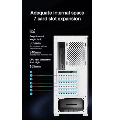 Gaming Kućište CS027 White RGB FRONT PANEL