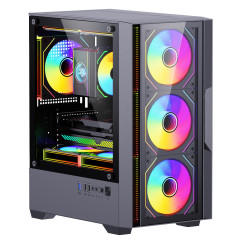 Gaming Kućište CS084 + 3 X LED FAN INCLUDED