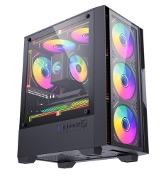 Gaming Kućište CS084 + 3 X LED FAN INCLUDED