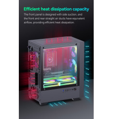 Gaming Kućište CS084 + 3 X LED FAN INCLUDED