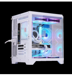 Gaming Kućište CS091 White + 3 X ARGB FAN INCLUDED