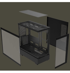 Gaming Kućište CS087 + 3 X ARGB FAN INCLUDED