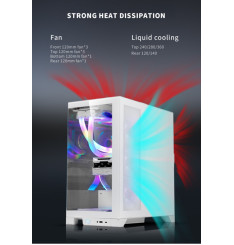 Gaming Kućište CS005 + 3 X ARGB FAN INCLUDED