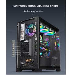 Gaming Kućište CS005 + 3 X ARGB FAN INCLUDED