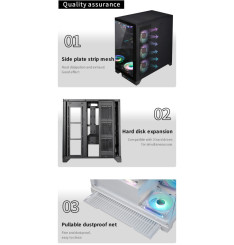 Gaming Kućište CS005 + 3 X ARGB FAN INCLUDED