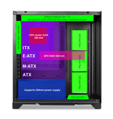 Gaming Kućište CS005 + 3 X ARGB FAN INCLUDED