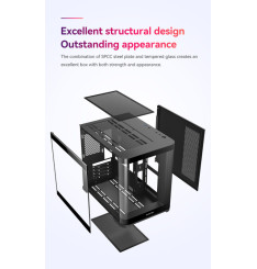 MAX0245 Gaming Kućište CS083 + 3 X ARGB FAN INCLUDED