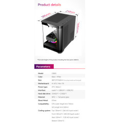 MAX0245 Gaming Kućište CS083 + 3 X ARGB FAN INCLUDED