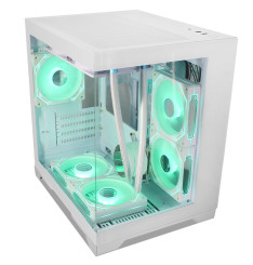 Gaming Kućište CS004 White + 3 X ARGB FAN INCLUDED