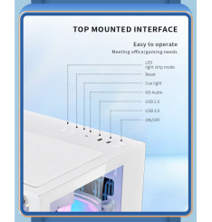 Gaming Kućište CS003 + 3 X ARGB FAN INCLUDED