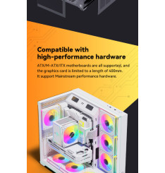 Gaming Kućište CS015 PRO + 3 X ARGB FAN INCLUDED