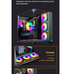 Gaming Kućište CS015 PRO + 3 X ARGB FAN INCLUDED