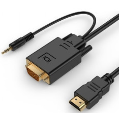 VGA TO HDMI ADAPTER WITH AUDIO CABLE