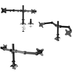 max0155 Stolni Nosac za Dva Monitora 13"-27" PM100