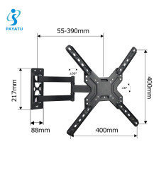 max0151 Zidni nosač za TV CP303 26"-60" tilt 8 stepeni