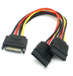 max0076 Kabal Adapter Sata 15pin male to 2 x 15pin female