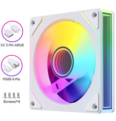 MAX0276 ARGB VENTILATOR LK120-ARGB FAN WHITE