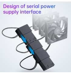 MAX0133 LED VENTILATOR BF120 FAN MOLEX BLACK