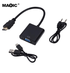 max0312 HDMI to VGA adapter With Audio cable with power cable