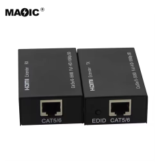 max0322 FHD 60M HDMI Extender By CAT 5e/6 Cable With power supply