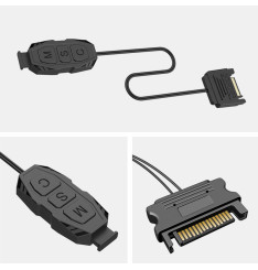 max0279  ARGB FAN HUB + REMOTE CONTROLLER