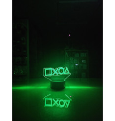 Gaming Dekorativna Lampa Playstation Button A JQ-AL301