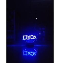 Gaming Dekorativna Lampa Playstation Button A JQ-AL301