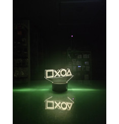 Gaming Dekorativna Lampa Playstation Button A JQ-AL301