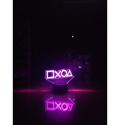 Gaming Dekorativna Lampa Playstation Button A JQ-AL301