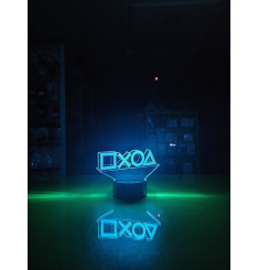Gaming Dekorativna Lampa Playstation Button A JQ-AL301