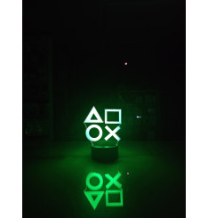 Gaming Dekorativna Lampa Playstation Button B JQ-AL302