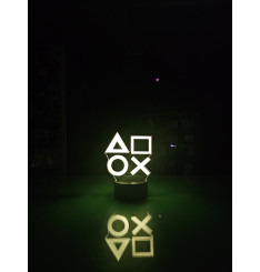 Gaming Dekorativna Lampa Playstation Button B JQ-AL302