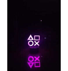 Gaming Dekorativna Lampa Playstation Button B JQ-AL302