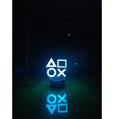 Gaming Dekorativna Lampa Playstation Button B JQ-AL302